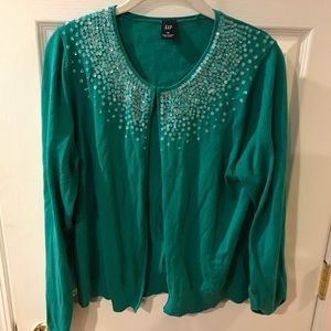 Gap Emerald Green Cardigan
